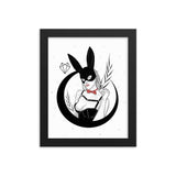 Darkest Vixen Framed Art • Margo Wolfmumma
