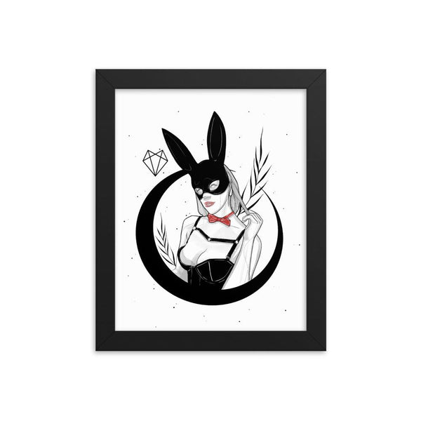 Darkest Vixen Framed Art • Margo Wolfmumma