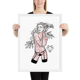 Darkest Vixen Framed Art • Brooke Wolfmumma