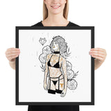 Darkest Vixen Framed Art • Emily Wolfmumma