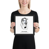 Bitcoin Art in Frame • Evie x Blue Blood Wolfmumma