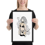 Darkest Vixen Framed Art • Emily Wolfmumma