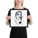 Darkest Vixen Framed Art • Evie Wolfmumma