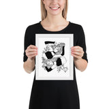 Darkest Vixens Framed Art • Alli & Julie Wolfmumma