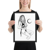 Darkest Vixen Framed Art • Tiff Wolfmumma