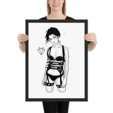 Darkest Vixen Framed Art • Sky Wolfmumma