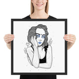 Darkest Vixen Framed Art • Evie Wolfmumma