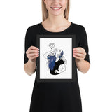 Darkest Vixen Framed Art • Lexy Wolfmumma