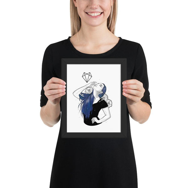 Darkest Vixen Framed Art • Lexy Wolfmumma