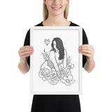 Darkest Vixen Framed Art • Miss Vix Wolfmumma