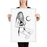 Darkest Vixen Framed Art • Tiff Wolfmumma