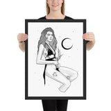 Darkest Vixen Framed Art • Tiff Wolfmumma