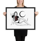 Darkest Vixen Framed Art • Tracie Wolfmumma