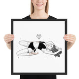 Darkest Vixen Framed Art • Kristina Wolfmumma