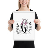 Darkest Vixen Framed Art • Becca Wolfmumma