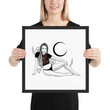 Darkest Vixen Framed Art • Tracie Wolfmumma