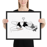 Darkest Vixen Framed Art • Kristina Wolfmumma
