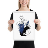 Darkest Vixen Framed Art • Lexy Wolfmumma