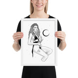 Darkest Vixen Framed Art • Tiff Wolfmumma
