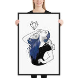 Darkest Vixen Framed Art • Lexy Wolfmumma