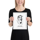 Bitcoin Art in Frame • Evie x Blue Blood Wolfmumma