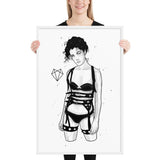 Darkest Vixen Framed Art • Sky Wolfmumma
