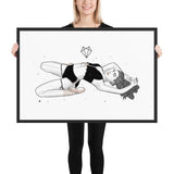 Darkest Vixen Framed Art • Kristina Wolfmumma