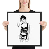 Darkest Vixen Framed Art • Sky Wolfmumma