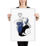 Darkest Vixen Framed Art • Lexy Wolfmumma
