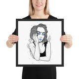 Darkest Vixen Framed Art • Evie Wolfmumma