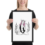 Darkest Vixen Framed Art • Becca Wolfmumma