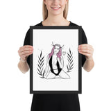 Darkest Vixen Framed Art • Becca Wolfmumma