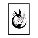 Darkest Vixen Framed Art • Margo Wolfmumma