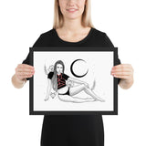 Darkest Vixen Framed Art • Tracie Wolfmumma