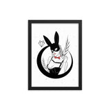 Darkest Vixen Framed Art • Margo Wolfmumma