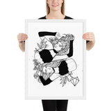 Darkest Vixens Framed Art • Alli & Julie Wolfmumma