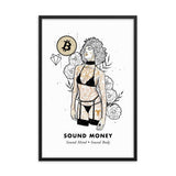 Bitcoin Art in Frame • Emily x Sound Money Wolfmumma