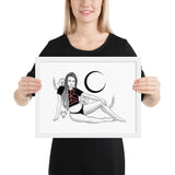 Darkest Vixen Framed Art • Tracie Wolfmumma
