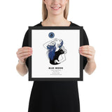 Bitcoin Art in Frame • Lexy x Blue Moon Wolfmumma