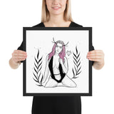 Darkest Vixen Framed Art • Becca Wolfmumma