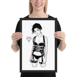 Darkest Vixen Framed Art • Sky Wolfmumma