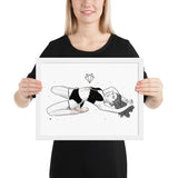 Darkest Vixen Framed Art • Kristina Wolfmumma