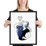 Darkest Vixen Framed Art • Lexy Wolfmumma