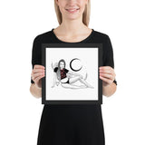 Darkest Vixen Framed Art • Tracie Wolfmumma