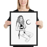 Darkest Vixen Framed Art • Tiff Wolfmumma