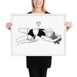 Darkest Vixen Framed Art • Kristina Wolfmumma