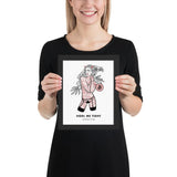Bitcoin Art in Frame • Brooke x Hodl Me Tight Wolfmumma