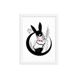 Darkest Vixen Framed Art • Margo Wolfmumma