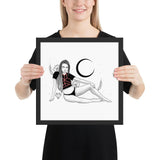 Darkest Vixen Framed Art • Tracie Wolfmumma