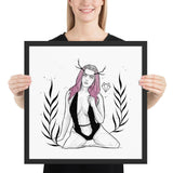 Darkest Vixen Framed Art • Becca Wolfmumma
